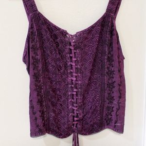 Hand dyed Knit Tanktop